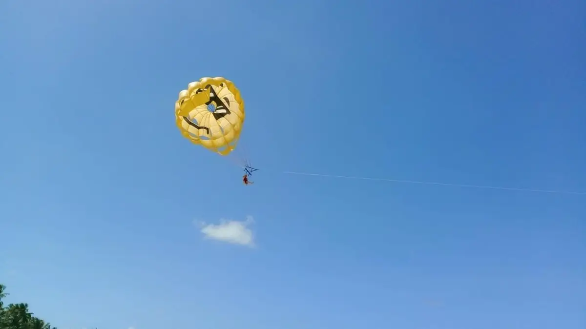 Parasailing at Bávaro Beach