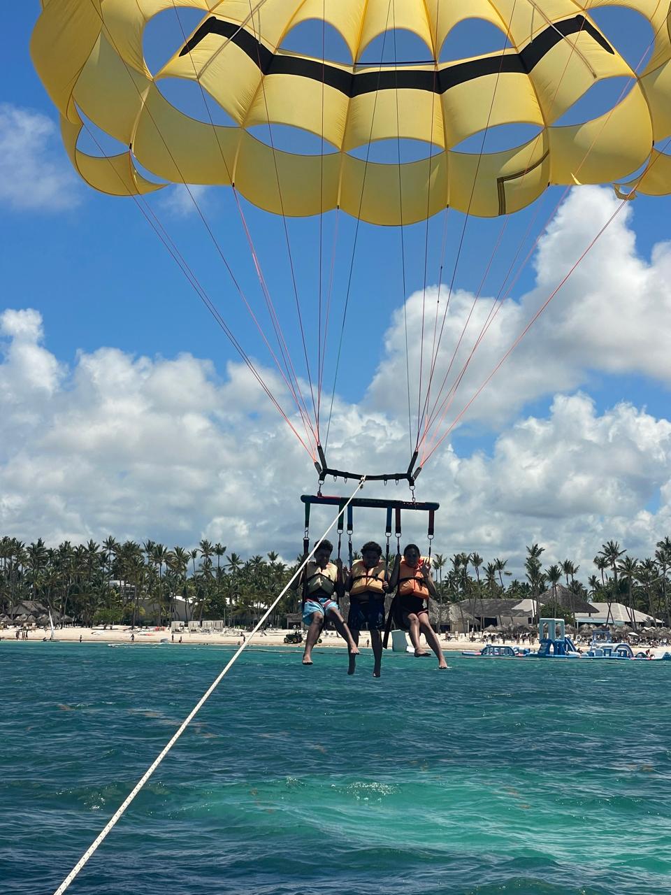 Parasailing at Bávaro Beach photo 6