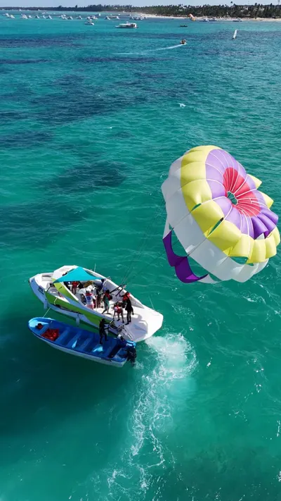Parasailing at Bávaro Beach photo 4