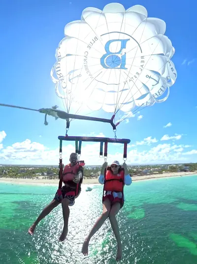 Parasailing at Bávaro Beach photo 6