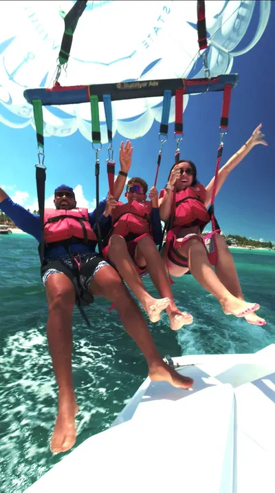 Parasailing at Bávaro Beach photo 7